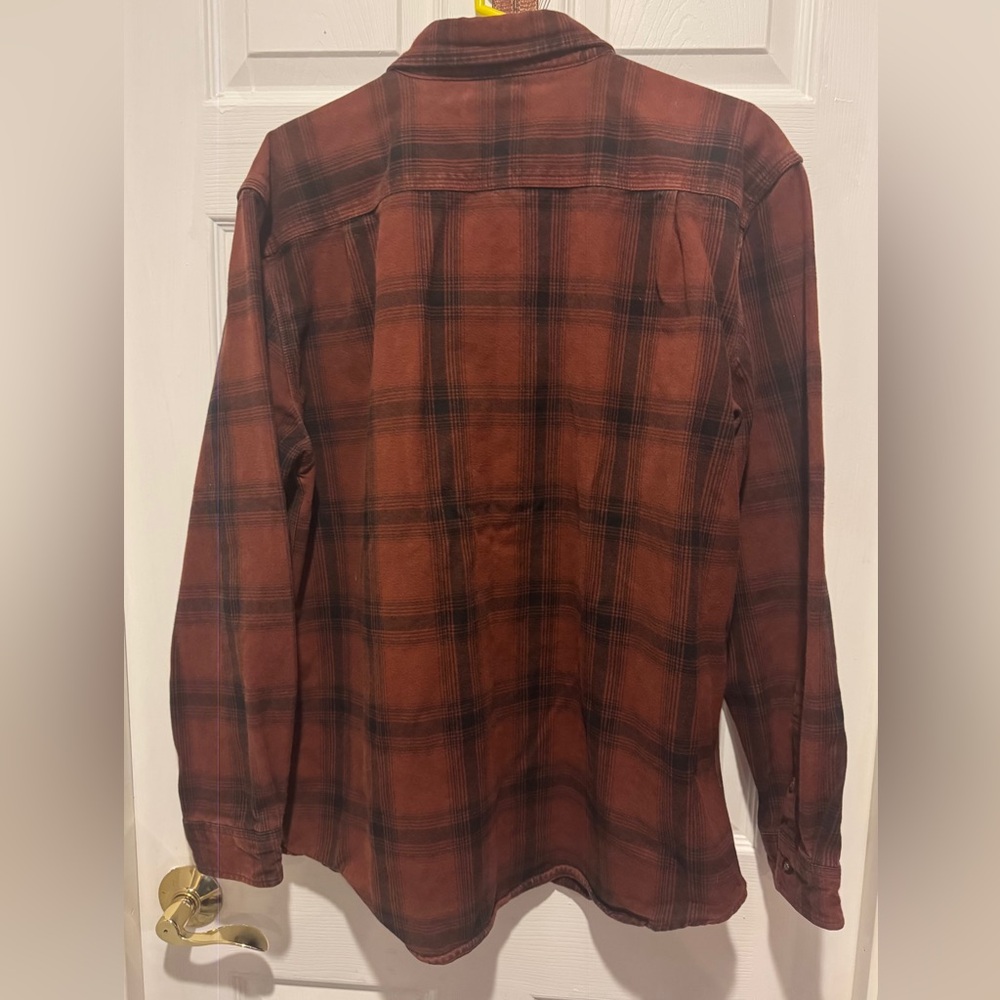 Carhartt Rugged Flex Plaid 🟩& Original Fit Flannel 🟧 Shirt BUNDLE, sz L - Picture 11 of 13